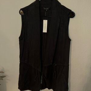 Tribe Black Sleeveless Vest